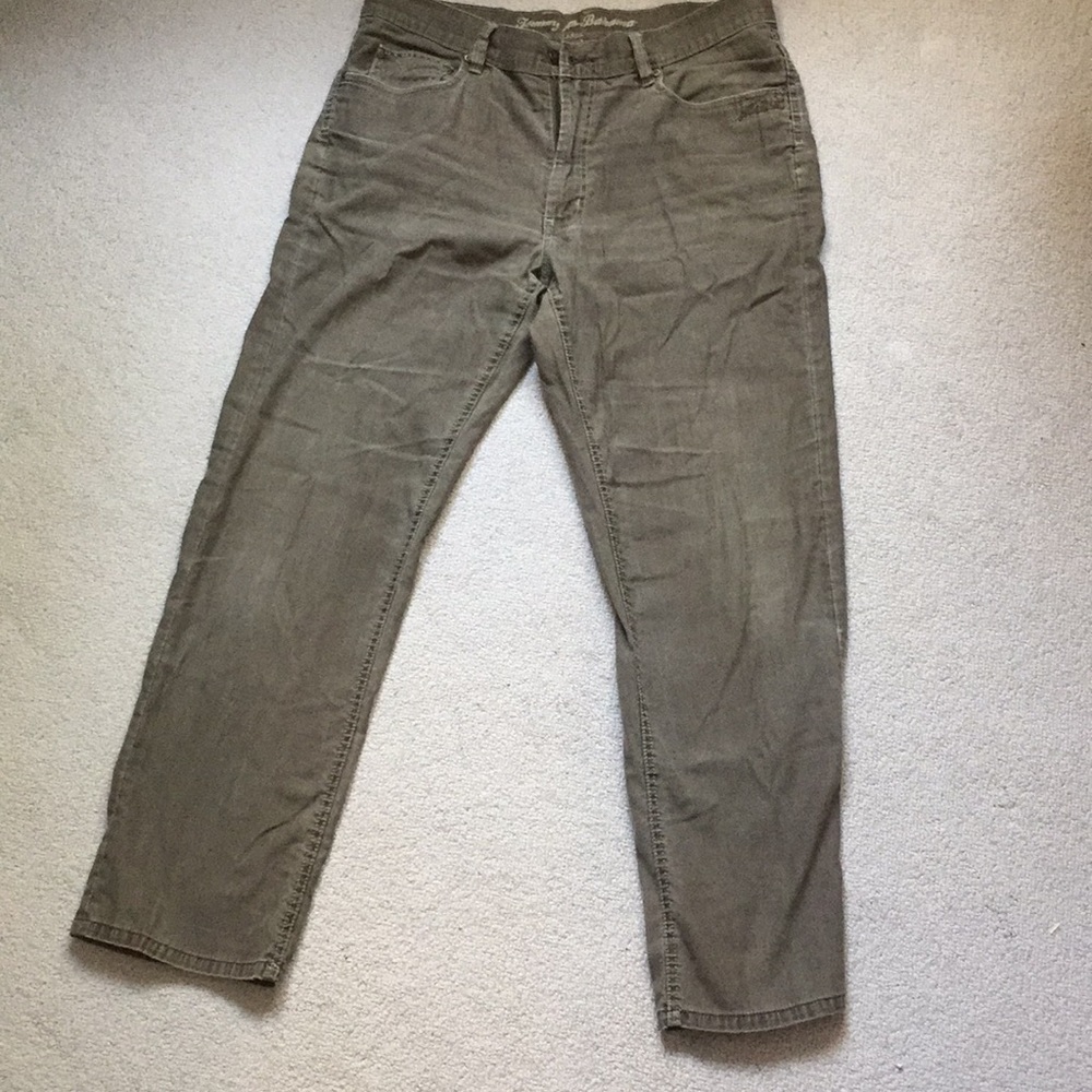 Tommy Bahama classic fit men's faded green jeans